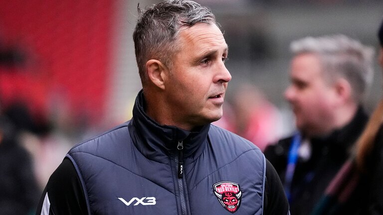 Salford Red Devils head coach Paul Rowley