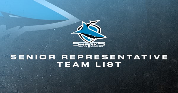 Senior Representative team lists: Round 3