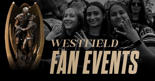 Trophy on tour for Westfield fan events!