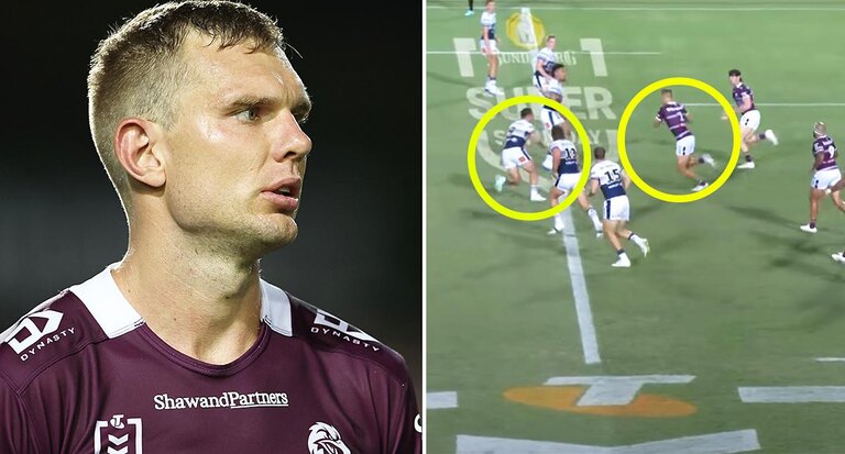 Manly send message to Broncos as Tom Trbojevic makes complete mockery of position switch calls