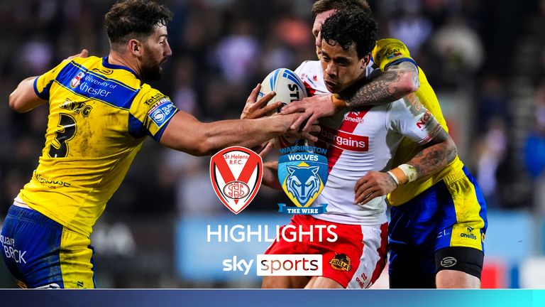 St Helens 12-14 Warrington Wolves