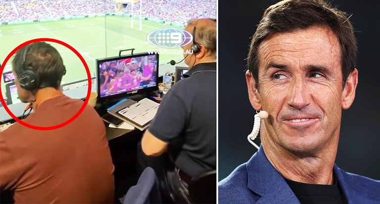 Andrew Johns moment captured on camera as behind-the-scenes footage changes NRL fans' minds