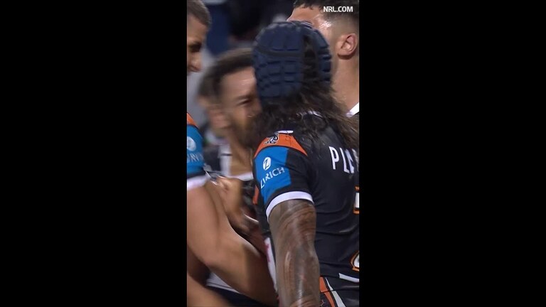 Apisai Koroisau Tries in Wests Tigers vs South Sydney Rabbitohs