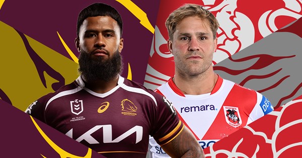 Broncos v Dragons: Ezra back in the fold; Couchman sidelined