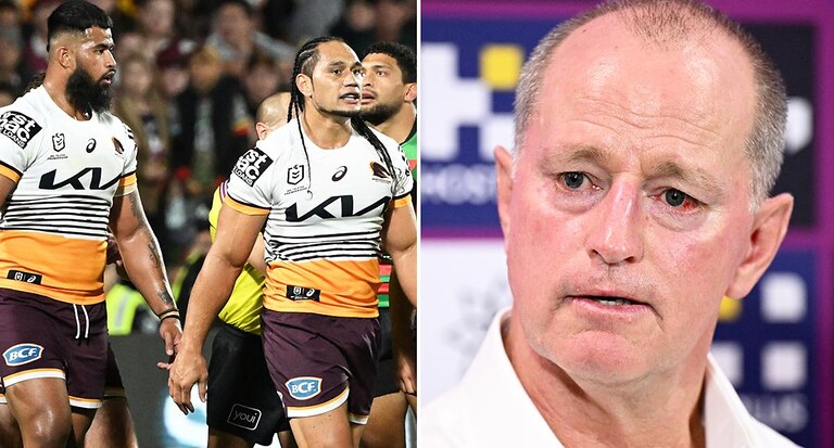 Payne Haas hits back as Broncos teammate set to be ousted from club over Michael Maguire swipe