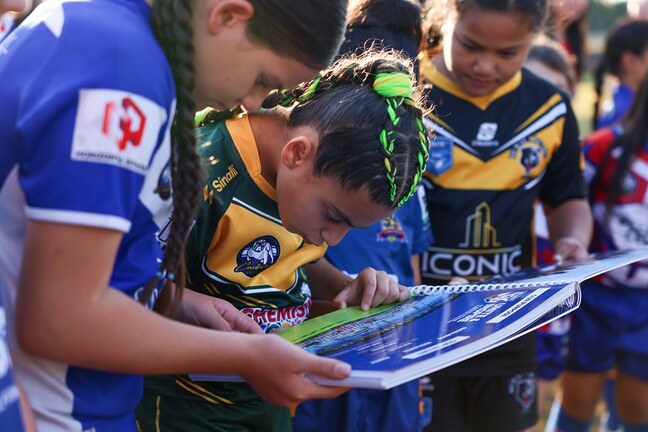 Canterbury Bankstown District Junior Rugby League players dare to dream of their pathway to the NRLW.