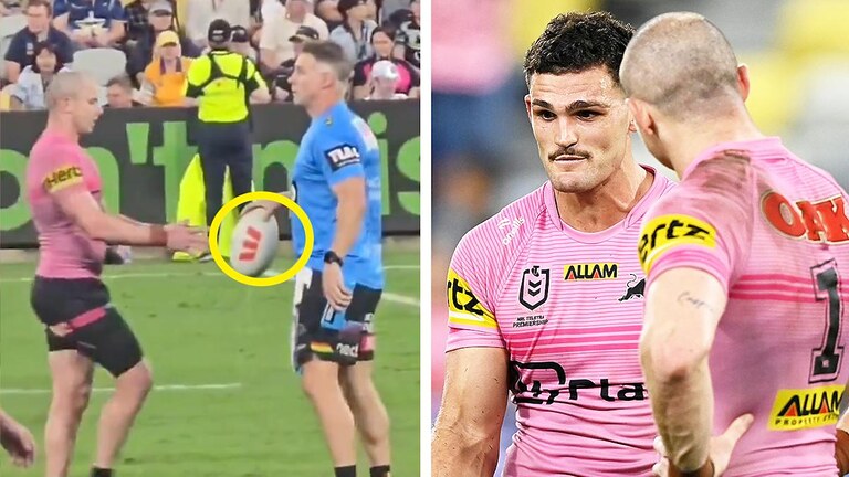 NRL fans call for a 'please explain' after Panthers trainer footage emerges before golden point