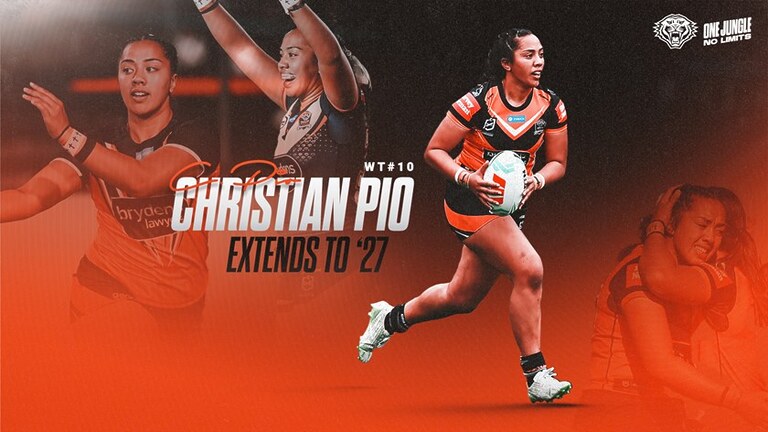 Christian Pio extends stay with Wests Tigers