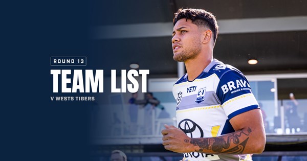 Cowboys NRL team list: Round 13 v Tigers