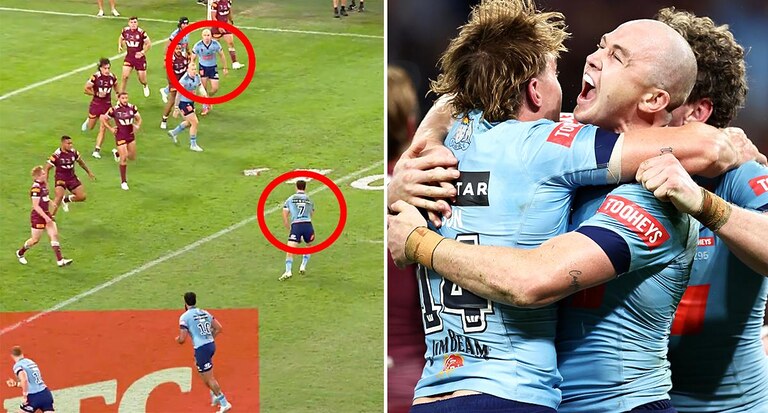 Did Dylan Edwards and NSW get away with illegal play on match-sealing try in Origin 1?