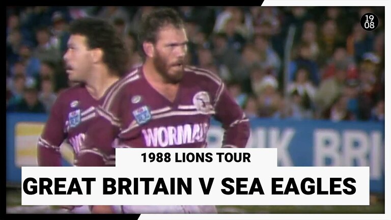 Manly Sea Eagles v Great Britain | 1988 Tour Match | Match Replay | NRL Throwback