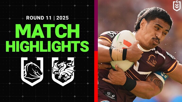NRL Match Highlights 2025 | Broncos v Dragons | Round 11