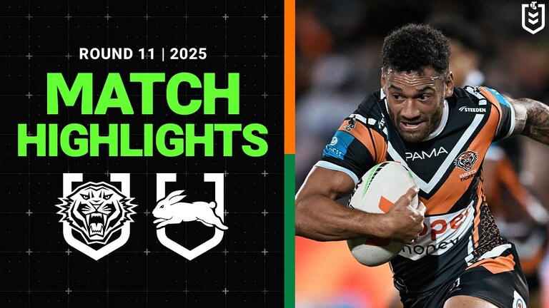 NRL Match Highlights 2025 | Wests Tigers v Rabbitohs | Round 11