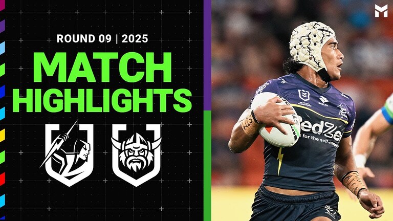 NRL Match Highlights 2025 | Storm v Raiders | Round 9