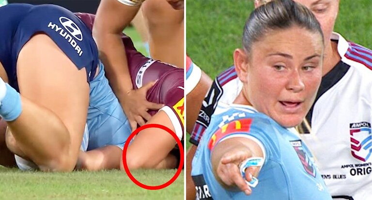 Dramatic twist in women's State of Origin eye-gouge scandal as NSW player forced to drop claim