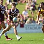 Harry Grant training with the Maroons at Sunshine Coast Stadium.
