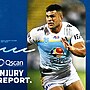 Injury report: Fifita, Weaver to miss Knights battle