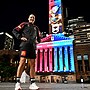 Maroons co-captain Ali Brigginshaw with an activation in Brisbane for Magic Round and Women's State of Origin.