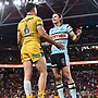 Nicho Hynes settling into fitting Cronulla Sharks role as NRL pressure cooker comes for Dylan Brown