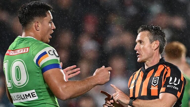 Raiders gun banned after fiery clash