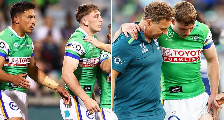 Overseas player makes immediate move to Knights as Raiders lose star forward for 12 weeks
