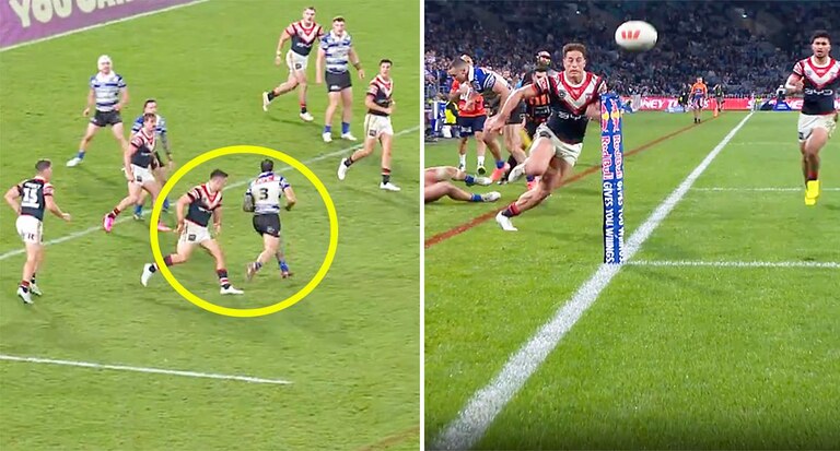 Roosters Test player under fire after Mark Nawaqanitawase 'try of the decade' goes for nought