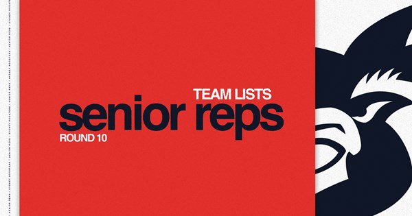 Senior Reps Teamlist | Sunday 11th May, 2025