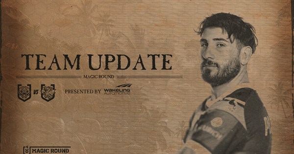 Team Update: NRL Round 9 vs Dragons