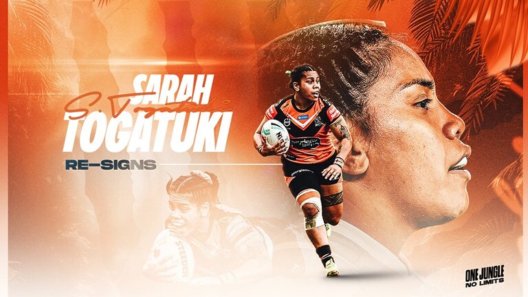 Togatuki commits long-term to Wests Tigers in major boost for NRLW squad