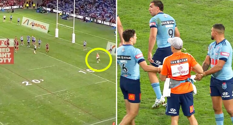 Trainer at centre of incident in State of Origin 1 unmasked as former NSW player's brother