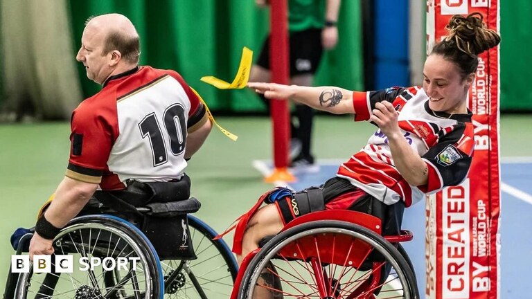 Brogan Evans tackles Mark Williams in a recent match between Wigan Warriors and Salford Red Devils