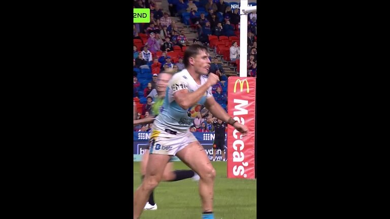 AJ Brimson Tries in Newcastle Knights vs Gold Coast Titans
