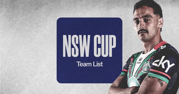 NSW Cup Team List: Several backline changes listed