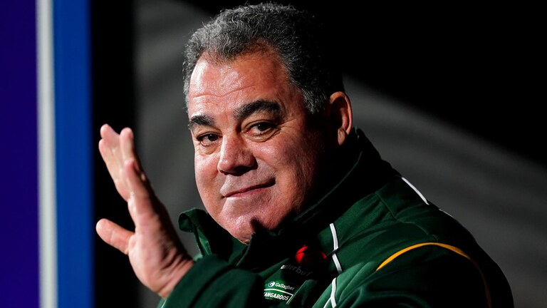Australia head coach Mal Meninga ahead of the Rugby League World Cup quarter final match at John Smith's Stadium, Huddersfield. Picture date: Friday November 4, 2022.
