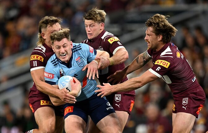 Max King has taken confidence from his Blues debut in Origin I and is looking to step up after being promoted to start alongside Payne Haas in the frontrow.