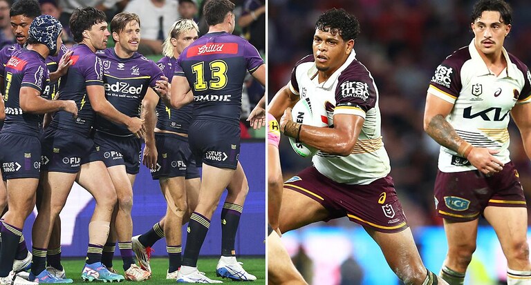Broncos' 'weird' signing of Melbourne Storm player could force Selwyn Cobbo and Kotoni Staggs out