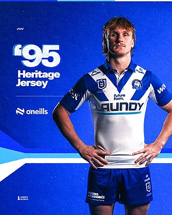 Bulldogs Unveil Iconic 1995 Heritage Jersey for 30-Year Anniversary Celebration