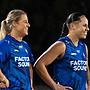 Co-Captains: Tayla Preston (left) and Angelina Teakaraanga-Katoa (right) will lead the Bulldogs in their inaugural season. Both players have already represented the Club at Harvey Norman Women's Premiership level, with a great understanding of the Bulldogs DNA.