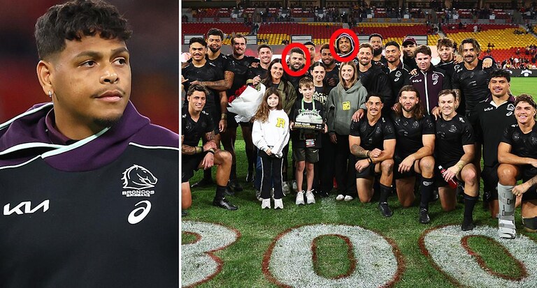 Selwyn Cobbo spotted in telling act with Adam Reynolds and family after Broncos axing