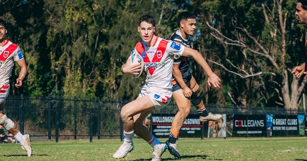 Jersey Flegg: Dragons, Wests Tigers play out hard-fought draw