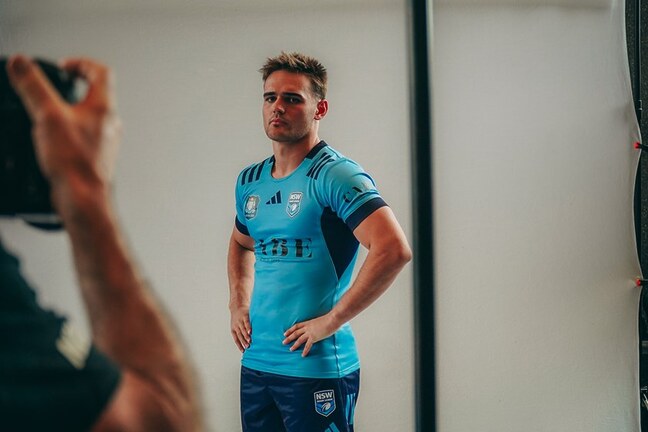 Hayden Buchanan poses for his official headshot.