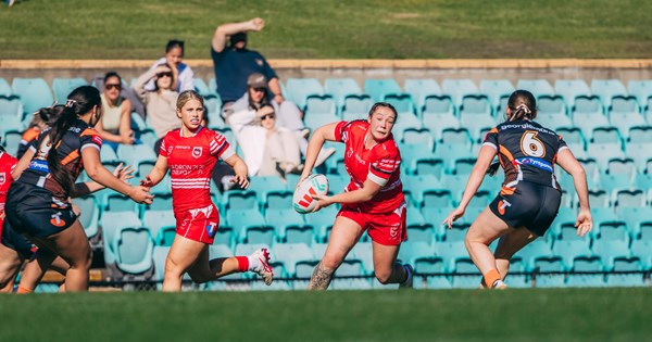 Dragons down Wests Tigers in NRLW trial