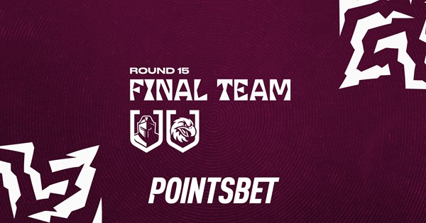 Final Team: Round 15 vs Titans