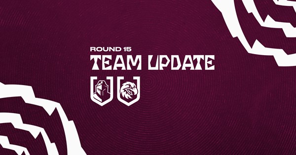 Team Update: Round 15 vs Titans