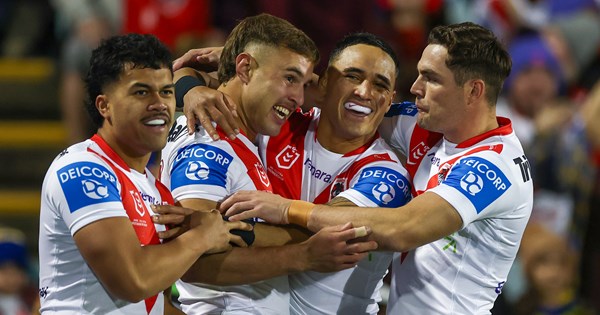 From 18th man to two try hero: Inside Lawson's night out for Dragons