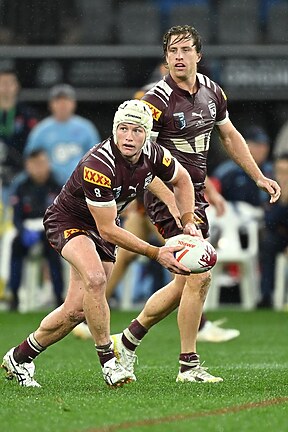 Harry Grant and new Maroons captain Cameron Munster were key performers for Queensland.