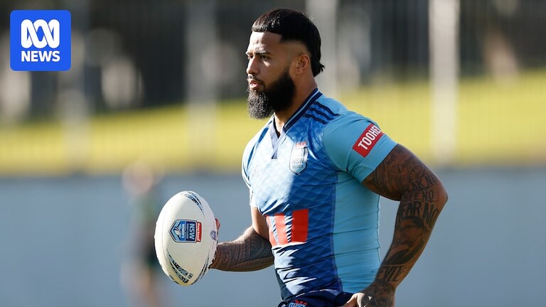 Payne Haas unconcerned by 'weak' Maroons tactic ahead of State of Origin Game Two in Perth