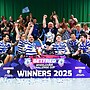 Halifax Panthers wheelchair rugby team celebrate their Challenge Cup victory