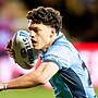 Lewis Martin with the first try against Catalans Dragons