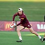 Kurt Mann during Maroons training.
